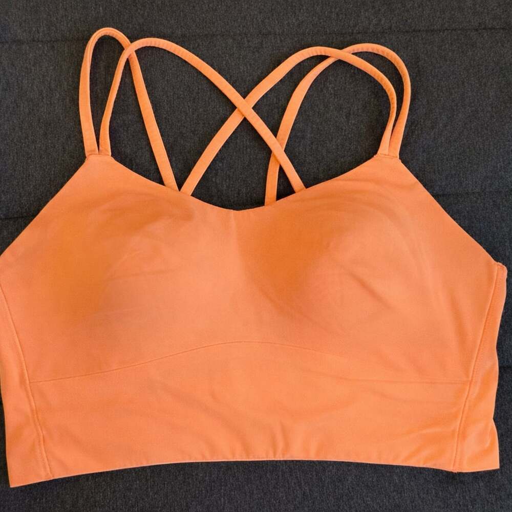 Lululemon Like a Cloud Bra Light Support B/C Cup Peach Orange